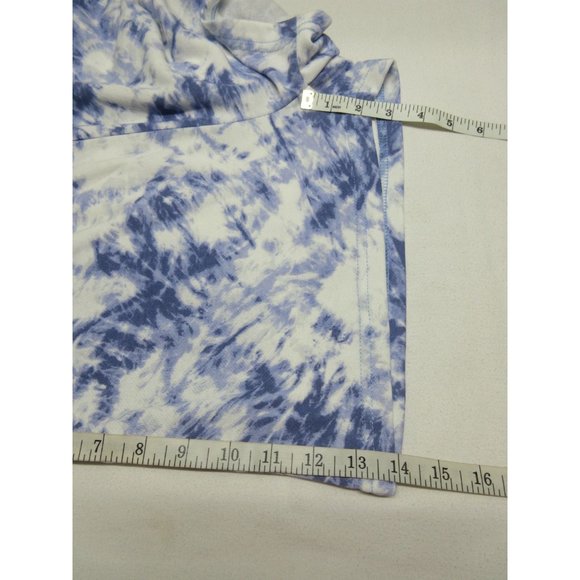 Halston tie dye French terry drawstring Riviera‎ shorts - Picture 11 of 14